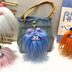 Kawaii Monster Plush Keychain - Sausage Mouth Bag Charm Pendant