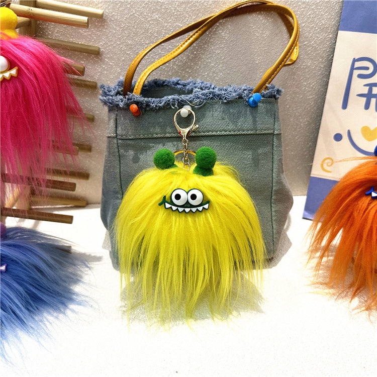 Kawaii Monster Plush Keychain - Sausage Mouth Bag Charm Pendant