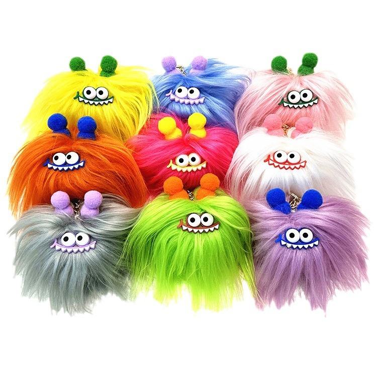 Kawaii Monster Plush Keychain - Sausage Mouth Bag Charm Pendant