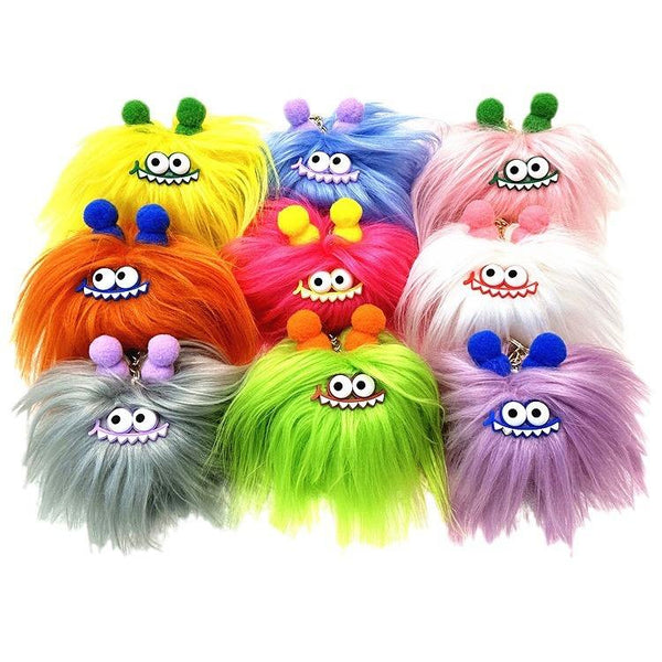 Kawaii Monster Plush Keychain - Sausage Mouth Bag Charm Pendant