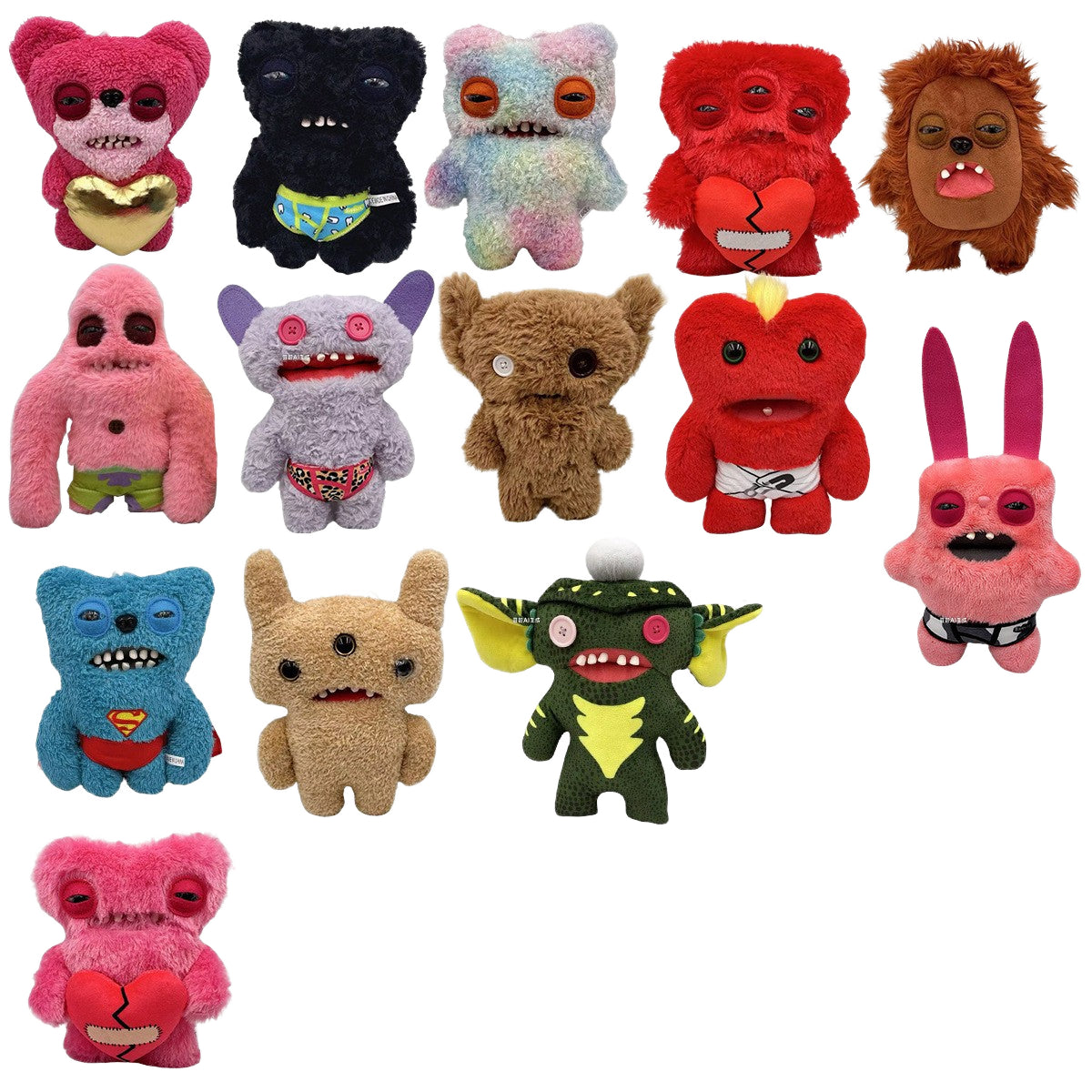 Quirky Alien Laboratory Monster Plush - Sprout Toothed Creature Doll