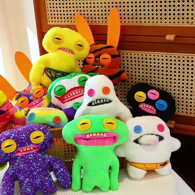 Fuggler Funny Monster Plush - 8-Inch Creepy Cute Stuffed Animal with Realistic Teeth