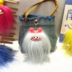 Kawaii Monster Plush Keychain - Sausage Mouth Bag Charm Pendant